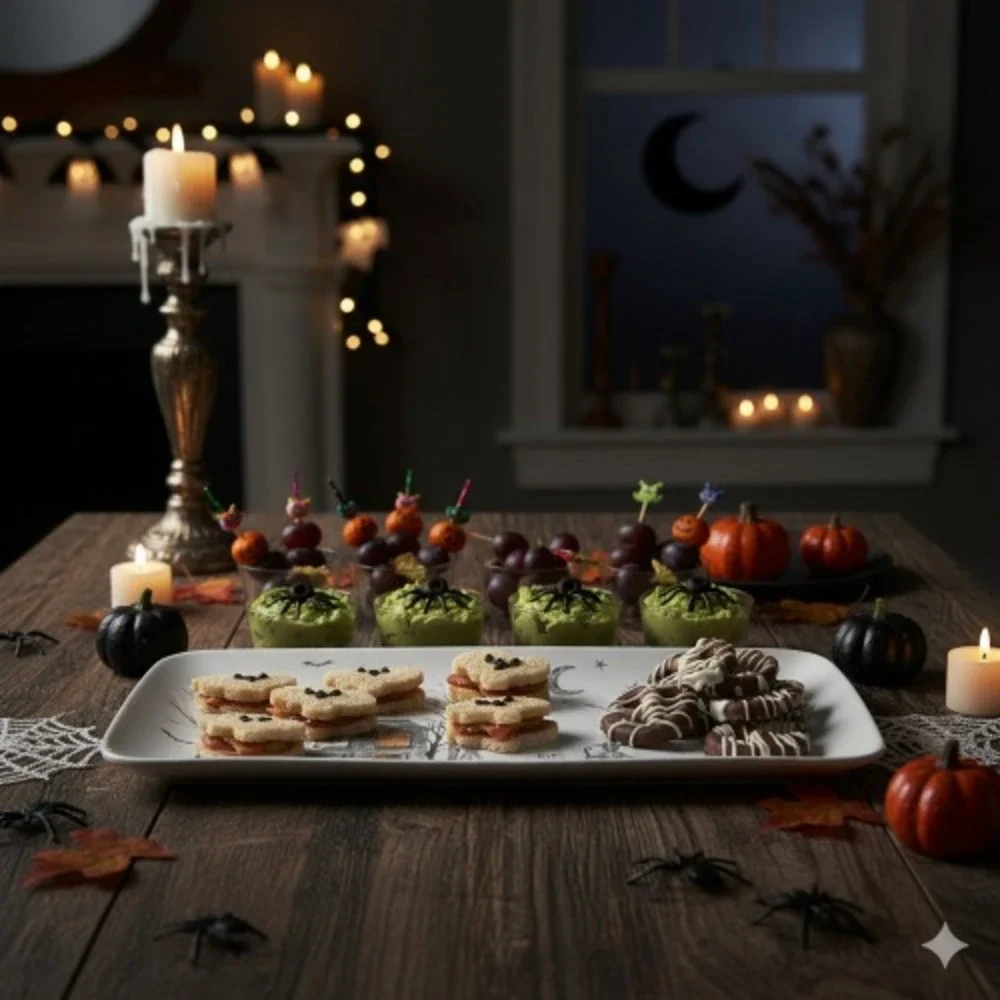 Potter's Studio‎ Halloween Haunted House Ceramic Serving Tray – 14